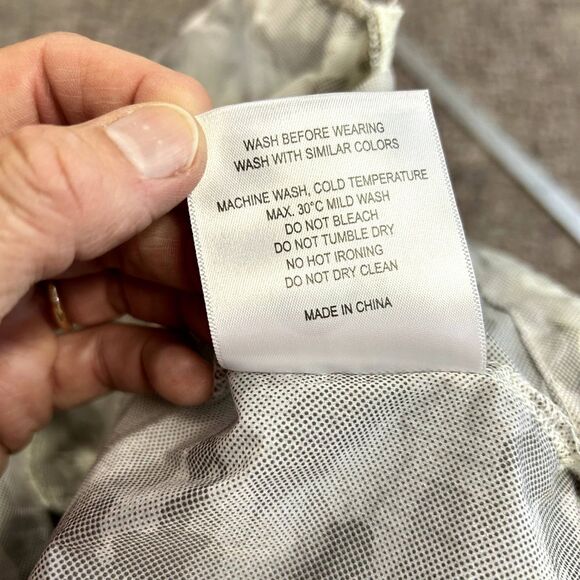 Zyia Active Sage Gray Camo Print Lightweight Hooded Active Zip Up Jacket Size XL - Picture 12 of 15